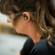 ISOtunes PRO 2.0 Bluetooth Hearing Protection Earbuds, 27 dB Noise Reduction Rating, OSHA Compliant Work Ear Protection (Orange)