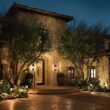 John Timberland Casa Marseille 21 1/2" Traditional Scroll Bronze Outdoor Wall Light