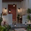 John Timberland Bellagio 22 3/4" High Black Traditional Post Light with Pier Adapter