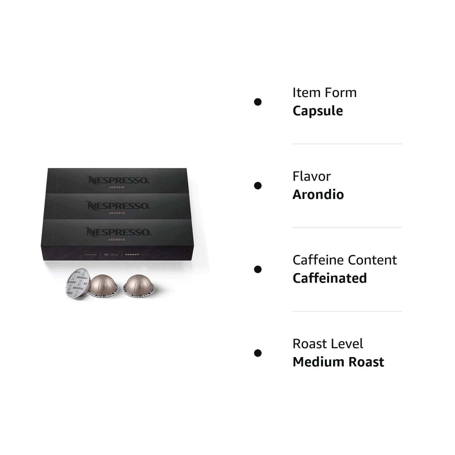 Nespresso Capsules Vertuo, Arondio Gran Lungo Americano, Medium Roast Coffee, 30 Count Coffee Pods, Brews 5.0oz Nespresso Capsules Vertuo, Arondio Gran Lungo Americano, Medium Roast Coffee, 30 Count Coffee Pods, Brews 5.0oz - Image 2