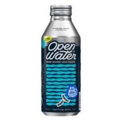 Open Water Sparkling Bottled Water with Electrolytes in 16-oz Aluminum Bottles (6 Cases, 72 bottles - Sparkling) | BPA-free and Eco friendly