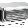 Ninja SP101 Digital Air Fry Countertop Oven with 8-in-1 Functionality, Flip Up & Away Capability for Storage Space