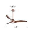 Minka Aire Light Wave Koa Indoor LED Ceiling Fan 52" with Remote