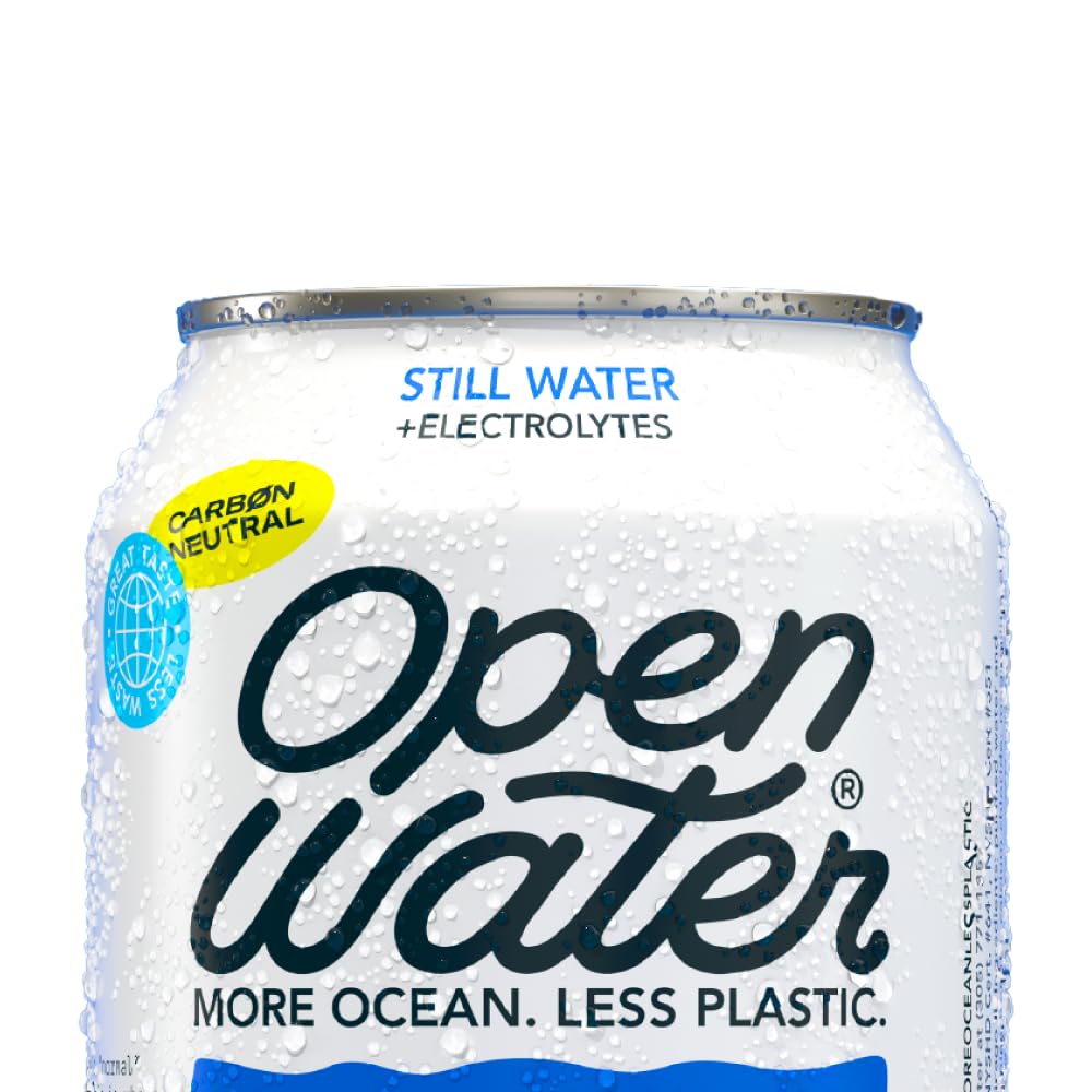 Open Water Still 12oz cans (2 cases, 24 cans) - Sustainable Aluminum Canned Still Water With Electrolytes Open Water Still 12oz cans (2 cases, 24 cans) - Sustainable Aluminum Canned Still Water With Electrolytes - Image 5
