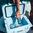 Open Water Sparkling Bottled Water with Electrolytes in 16-oz Aluminum Bottles (6 Cases, 72 bottles - Sparkling) | BPA-free and Eco friendly