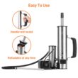 GANGSHELO Portable Electric Smoker Pellet Accessory Works with Any BBQ Grill Add Your Favorite Blend