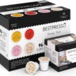 Bestpresso Coffee, Variety Pack Single Serve K-Cup Pods, 96 Count. Includes Breakfast, Colombian, Donut and Italian 8 Packs Of 12 Cups