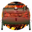 MAISON HUIS Adjustable Portable Charcoal Grill Multi-functional Metal Small BBQ Smoker for Outdoor Hiking Picnic (Green) MAISON HUIS Adjustable Portable Charcoal Grill Multi-functional Metal Small BBQ Smoker for Outdoor Hiking Picnic (Green)