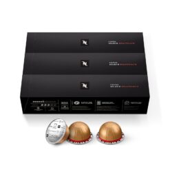 Nespresso Vertuo Melozio Decaffeinato, Medium Roast Espresso, 30 Count Coffee Capsules