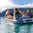INTEX Excursion Inflatable Boat Series: Includes Deluxe 54in Boat Oars and High-Output Pump