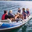 INTEX Excursion Inflatable Boat Series: Includes Deluxe 54in Boat Oars and High-Output Pump