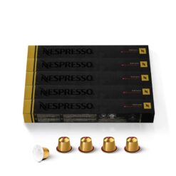 Nespresso Capsules OriginalLine, Volluto Decaffeinato Mild Roast Coffee, 50 Count Coffee Pods, Brews 1.35 Ounce