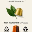 Rosso Coffee Capsules for Nespresso Original Machine, 60 Espresso Pods Vanilla, Caramel, Creme Brulee Rosso Coffee Capsules for Nespresso Original Machine, 60 Espresso Pods Vanilla, Caramel, Creme Brulee