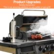 GANGSHELO Portable Electric Smoker Pellet Accessory Works with Any BBQ Grill Add Your Favorite Blend