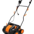 WEN DT1516 16-Inch 15-Amp 2-in-1 Electric Dethatcher and Scarifier with Collection Bag, Black