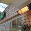 Briza Infrared Electric Patio Heater, Indoor/Outdoor Heater, Portable Wall/Garage Heater, 1500W