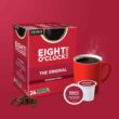 Eight O'Clock Coffee The Original Keurig Single-Serve K-Cup Pods, Medium Roast Coffee, 96 Count (4 Packs of 24)