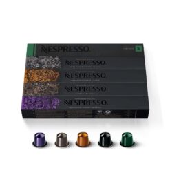 Nespresso Capsules OriginalLine, Variety Pack, Medium Roast Espresso, 100-Count Espresso Coffee Pods, Brews 1.35 oz