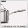 Calphalon Classic Stainless Steel 10-Piece Cookware Set