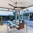 reiga 52 Inch ETL Listed High CFM Quiet DC Motor Smart Ceiling Fans with Lights Remote Control