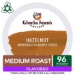 Gloria Jean's Hazelnut Keurig Single-Serve K-Cup Pods, Medium Roast Coffee, 96 Count (4 Packs of 24)