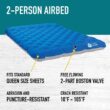 Sierra Designs Queen Campaign Air Mattress - Air Bed for Car Camping and Travel