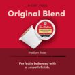 Tim Hortons Original Blend, Medium Roast Coffee, 72ct K-Cups, 12 Count (Pack of 6)