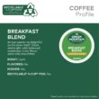 Green Mountain Coffee Roasters Breakfast Blend Single-Serve Keurig K-Cup Pods, Light Roast Coffee, 96 Count (4 Packs of 24)