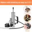 GANGSHELO Portable Electric Smoker Pellet Accessory Works with Any BBQ Grill Add Your Favorite Blend