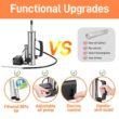 GANGSHELO Portable Electric Smoker Pellet Accessory Works with Any BBQ Grill Add Your Favorite Blend