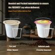 Cozy Up | 100-Count | Specialty Dark Single-Serve Coffee Pods Compatible with Keurig K-Cup Brewers | Dark Roast Coffee