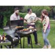 Royal Gourmet CC1830SC Charcoal Grill Offset Smoker with Cover, 811 Square Inches, Black