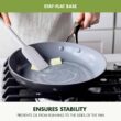 GreenPan Valencia Pro Hard Anodized 11 Piece Cookware Pots and Pans Set, Dishwasher & Oven Safe, Gray