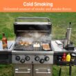 GANGSHELO Portable Electric Smoker Pellet Accessory Works with Any BBQ Grill Add Your Favorite Blend