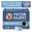 Victor Allen's Coffee Donut Shop Blend, Medium Roast, 120 Count, Single Serve Coffee Pods for Keurig K-Cup Brewers