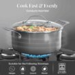 Gotham Steel 20 Pc Pots and Pans Set, Bakeware Set, Ceramic Cookware Set for Kitchen