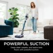 Shark HZ2002 Vertex Ultralight Corded Stick DuoClean PowerFins & Self-Cleaning Brushroll, Cobalt Blue