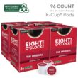Eight O'Clock Coffee The Original Keurig Single-Serve K-Cup Pods, Medium Roast Coffee, 96 Count (4 Packs of 24)