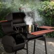 Royal Gourmet CC1830W 30-Inch Charcoal Grill with Wood-Painted Side Table and Front Table, BBQ Smoker Grill Royal Gourmet CC1830W 30-Inch Charcoal Grill with Wood-Painted Side Table and Front Table, BBQ Smoker Grill