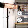 Briza Infrared Electric Patio Heater, Indoor/Outdoor Heater, Portable Wall/Garage Heater, 1500W