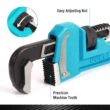 DURATECH 4-Piece Heavy Duty Pipe Wrench Set, Adjustable Plumbing Wrench, Malleable Cast Iron Handle, Exceed GGG Standard