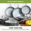 GreenPan Valencia Pro Hard Anodized 11 Piece Cookware Pots and Pans Set, Dishwasher & Oven Safe, Gray