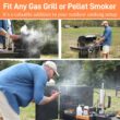 GANGSHELO Portable Electric Smoker Pellet Accessory Works with Any BBQ Grill Add Your Favorite Blend