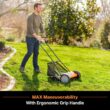 LawnMaster LMRM1801 Push Reel Lawn Mower 18-Inch 5-Blade
