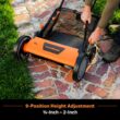 LawnMaster LMRM1801 Push Reel Lawn Mower 18-Inch 5-Blade