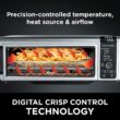 Ninja SP101 Digital Air Fry Countertop Oven with 8-in-1 Functionality, Flip Up & Away Capability for Storage Space
