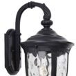 John Timberland Bellagio 20 1/2" High Black Downbridge Outdoor Wall Light