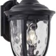 John Timberland Bellagio 20 1/2" High Black Downbridge Outdoor Wall Light