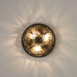 John Timberland Casa Seville 12" Wide Walnut Indoor-Outdoor Ceiling Light