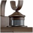 John Timberland Deaver 15 1/4" High Bronze Motion Sensor Outdoor Wall Light Set of 2